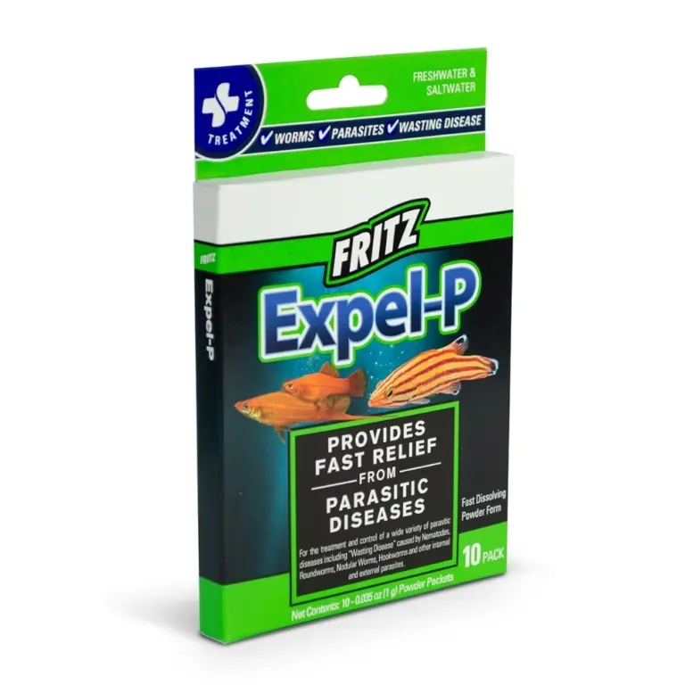 Fritz Expel‑P, internal parasite treatment, deworming medication aquarium, levamisole HCl fish treatment, nematode worm remover, coral dip flatworm treatment, safe aquarium dewormer, hookworm fish treatment, freshwater parasite solution, saltwater deworming medication
