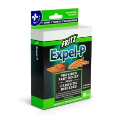 Fritz Expel‑P, internal parasite treatment, deworming medication aquarium, levamisole HCl fish treatment, nematode worm remover, coral dip flatworm treatment, safe aquarium dewormer, hookworm fish treatment, freshwater parasite solution, saltwater deworming medication
