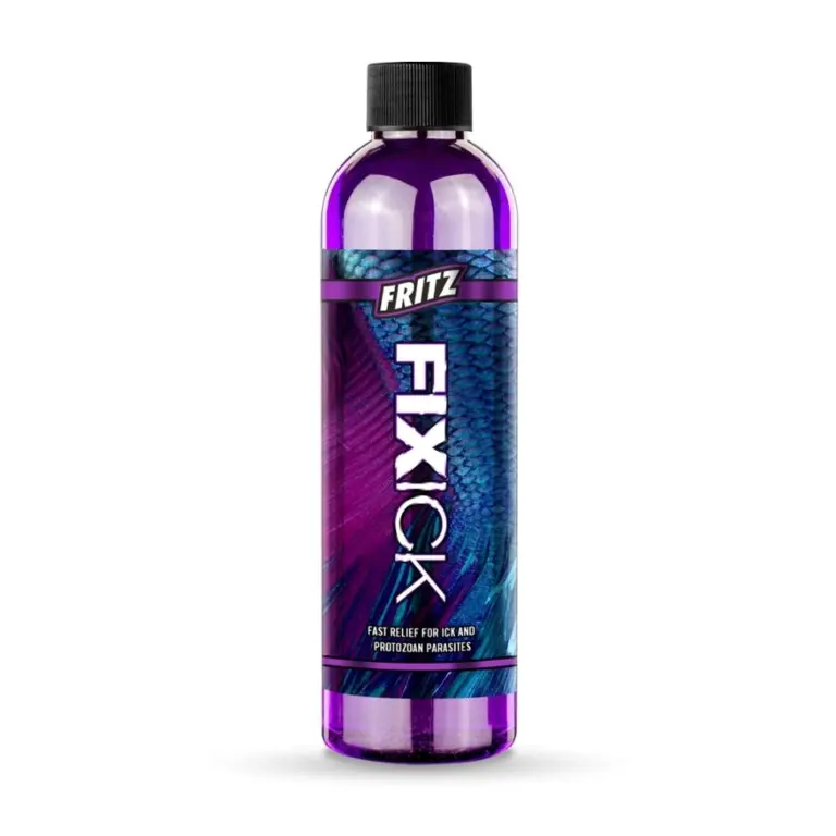 Fritz FixIck, external parasite treatment, ich treatment freshwater, ich treatment saltwater, gentian violet ich cure, iclear parasite medication, capsaicin aquarium medicine, limonene fish treatment, reef hospitalmed fixick, non-formaldehyde ich cure
