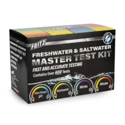 Fritz Master Test Kit, aquarium master kit, liquid test kit pH ammonia nitrite nitrate, freshwater saltwater test kit, 600 test kit, aquarium water testing set, Fritz liquid test kit, all-in-one test kit, aquarium startup testing