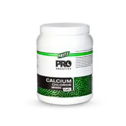 FritzPro calcium chloride, reef calcium supplement, calcium dosing powder, raise aquarium calcium, anhydrous CaCl2, coral growth calcium, marine calcium supplement, phosphate-free calcium, reef tank calcium booster, FritzPro reef additives