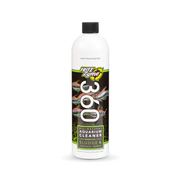 FritzZyme 360, biological aquarium cleaner, sludge digester, probiotic aquarium bacteria, freshwater tank cleaner, FritzZyme cleaner, organic waste breakdown, aquarium odor remover, filter support bacteria, non-toxic aquarium treatment