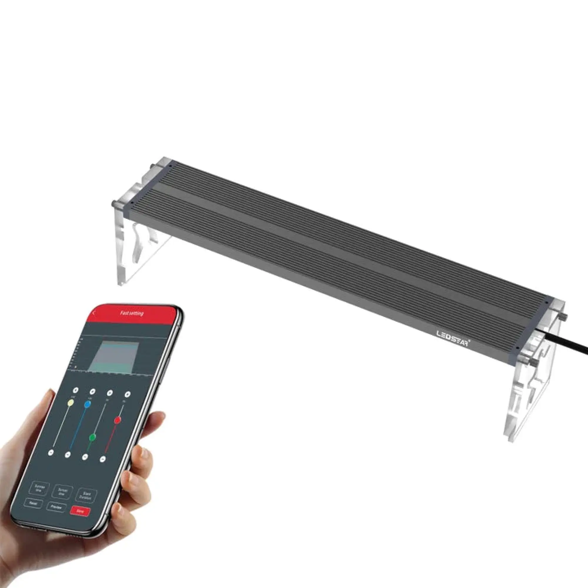 LEDSTAR AQ‑S II RGBW Slim LED Lights - Aqua Club