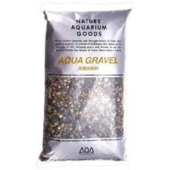 ADA Aqua Gravel, natural aquarium gravel, river gravel substrate, inert aquarium gravel, decorative aquarium gravel, under-gravel filter gravel, planted tank gravel, Japanese river gravel, cosmetic aquarium gravel, 2‑5 mm aquarium gravel