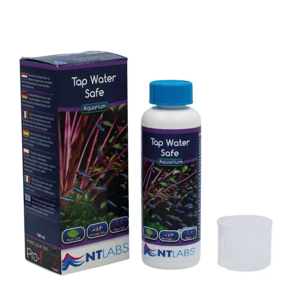 Buy NT Labs Tap Water Safe - 250ml NT Labs Tap Water Safe, aquarium tap water conditioner, dechlorinator for aquarium, remove chlorine chloramine heavy metals, safe water for fish, fish stress protector, aquarium water treatment, buy NT Labs Tap Water Safe online