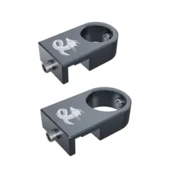 Chihiros Metal Pipe Clamp, aquarium light clamp, Chihiros LED mounting bracket, aquarium pipe mount, stainless steel light clamp, Chihiros light accessory, adjustable light clamp, canopy light mount, rotatable LED clamp