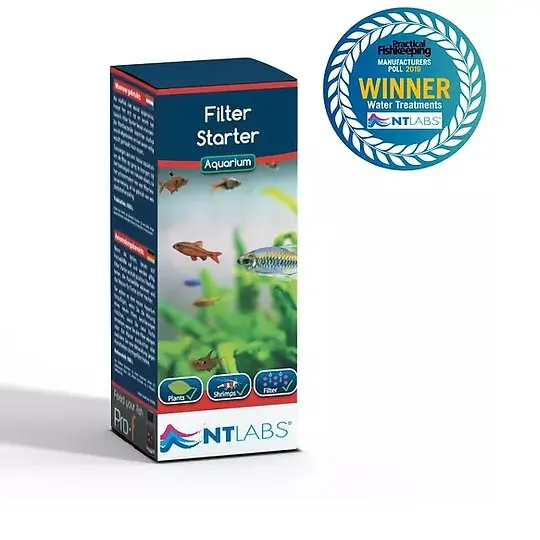 NT Labs Filter Starter, aquarium filter starter, beneficial bacteria for aquarium, cycle aquarium filter, nitrogen cycle booster, kickstart new tank syndrome, aquarium biological filter, aquarium water conditioner, buy NT Labs Filter Starter online