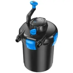 Buy SunSun CPF-1500, CPF‑1500 pond filter, 9 W UV‑C pressure filter, self-cleaning pond filter, pond filter up to 4000 L, SunSun pressure pond filter, SunSun CPF series, garden pond UV filter, koi pond pressure filter, decorative pond filter