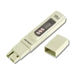 Metravi TDS-3, digital TDS meter, portable TDS pen, aquarium water tester, TDS and temperature meter, digital TDS tester 0-9990 ppm, ATC TDS meter, water quality tester pen, titanium electrode TDS pen, drinking water tester TDS, hydroponic TDS meter