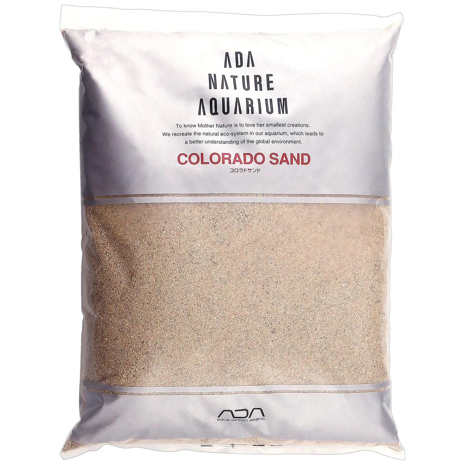 ada-colorado-sand-8-kg ADA Colorado Sand, cosmetic aquarium sand, red accent sand, Wabi‑Kusa sand, decorative aquarium sand, planted tank sand accent, inert decorative sand, aquarium path sand, small-grain accent sand