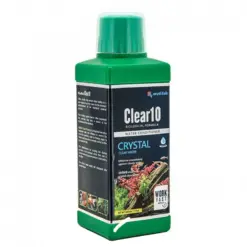 MydiLab Clear 10, aquarium water clarifier, phosphate-free clarifier, cloudy water treatment, crystal clear aquarium solution, fast aquarium clarifier, safe for fish plants bacteria, water clarity additive, nano tank water clarifier, biological water treatment