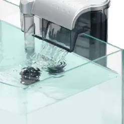 Shiruba XB2060 hang on filter, Shiruba XB-2060 HOB filter, small aquarium filter India, nano tank hang on filter, efficient hang on back filter, auto restart filter India, Taiwan made aquarium filter, adjustable flow filtration filter, 400 lph hang on filter