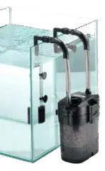 Shiruba XB305 external filter, Shiruba XB-305 canister filter, compact external filter India, 440 lph external filter, nano tank canister filter, Shiruba external filter India, Taiwan made aquarium filter India, low energy canister filter, hang on external filter