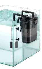 Shiruba XB305 external filter, Shiruba XB-305 canister filter, compact external filter India, 440 lph external filter, nano tank canister filter, Shiruba external filter India, Taiwan made aquarium filter India, low energy canister filter, hang on external filter