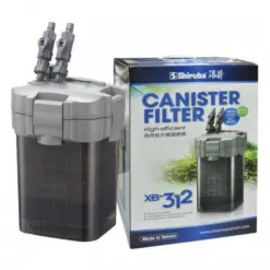 Shiruba XB-312 external canister filter, Shiruba canister filter India, aquarium filters for 300L tank, energy efficient aquarium filter, high flow canister filter India, press-to-prime canister filter, Taiwan-made aquarium filter, Shiruba filter XB312 features