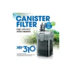 Shiruba XB310 external canister filter, Shiruba XB-310 filter India, 1080 L/h canister filter, 960 L/h aquarium filter, Taiwan canister filter, vacuum priming external filter, 200-350 L aquarium filter, adjustable flow external filter India, motor overload protection filter