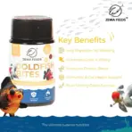 buy zewa goldfish bites fish food, buy goldfish food online India, best goldfish food for growth, slow sinking goldfish pellets, aquarium goldfish food India, nutritious goldfish feed, floating bites for goldfish, high quality goldfish food, color enhancing goldfish pellets, fish food for fancy goldfish