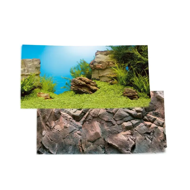 Buy Juwel Poster 1 aquarium background, Juwel Poster 1 S, Juwel Poster 1 L, Juwel Poster 1 XL, aquarium background film India, double sided aquarium background, underwater landscape aquarium poster, rock theme aquarium background, aquarium decoration poster India, Juwel aquarium background India