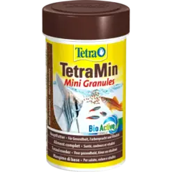 Buy TetraMin Mini Granules, Tetra fish food India, Tetra granules 45g, Tetra granules 112g, tropical fish granules, slow sinking fish food, fish food for tetras and barbs, Tetra BioActive formula food, aquarium granules India, best granules for tropical fish