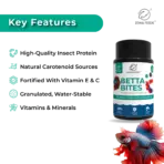 Buy Zewa betta bites fish food, buy betta food online India, best food for betta fish, floating pellets for bettas, high protein betta bites, aquarium betta food India, color enhancing food for bettas, siamese fighting fish food, small bites for betta fish, premium betta pellets India