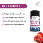 Buy Zewa cichlid power bites fish food, buy cichlid food online India, best food for African cichlids, high protein cichlid pellets, sinking food for cichlids, American cichlid fish food, dwarf cichlid food India, color enhancing cichlid pellets, aquarium cichlid food online, nutritious fish food for cichlids