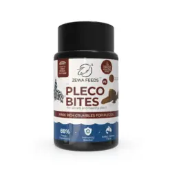 Buy Zewa pleco bites fish food, buy pleco food online India, sinking pellets for plecos, best food for algae eaters, pleco sinking bites, catfish food India, aquarium bottom feeder food, spirulina fish food for plecos, loach sinking pellets, vegetarian fish food for plecos