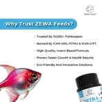 Buy Zewa tetra pellets fish food, buy tetra food online India, best food for tetras, small tropical fish pellets, slow sinking tetra pellets, neon tetra food India, cardinal tetra fish food, aquarium fish pellets India, color enhancing fish food for tetras, tropical community fish food