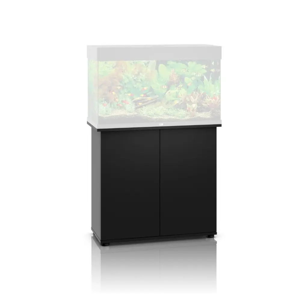 Buy Juwel Aquarium Cabinet SBX Rio 125, Rio 125 aquarium cabinet, aquarium storage cabinet, push-to-open aquarium stand, black aquarium cabinet, white aquarium cabinet, dark wood aquarium cabinet, light wood aquarium cabinet, engineered wood aquarium stand, sturdy aquarium furniture, modern aquarium cabinet