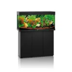 Buy Juwel Rio 180 LED aquarium, MultiLux LED lighting, aquarium with cabinet, BioFlow M filter, Eccoflow 600 pump, 200W aquarium heater, complete aquarium set, 180 liter aquarium, waterproof LED aquarium, modern aquarium setup, European aquarium, aquarium storage stand, adjustable heater aquarium, LED plant growth aquarium