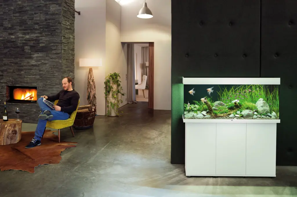 Buy Juwel Rio 240 LED aquarium, MultiLux LED lighting, BioFlow M filter, Eccoflow 600 pump, 200W aquarium heater, complete aquarium set, 240-liter aquarium, waterproof aquarium LED light, aquarium with cabinet, premium aquascape, adjustable aquarium heater, German aquarium quality, energy-saving aquarium, luxury aquarium setup