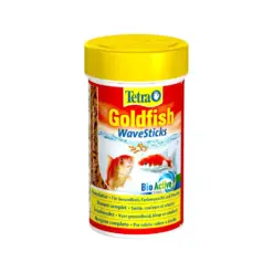 Buy Tetra Goldfish WaveSticks, goldfish sticks 34g, floating goldfish food sticks, colour enhancing goldfish sticks, WaveSticks fish food, complete diet for goldfish, cold water fish food sticks, natural color goldfish food, WaveShape sticks goldfish, goldfish nutrition India