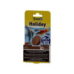 Tetra Holiday food block, vacation fish food India, Tetra Holiday 30g, long lasting fish food block, holiday fish food for aquariums, Tetra gel vacation block, fish food for 14 days, automatic fish feeding alternative, Tetra Holiday block online India, best vacation food for aquarium fish
