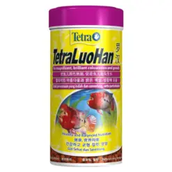 Buy Tetra LuoHan Large Pellets, Flowerhorn food India, LuoHan fish food 86g, Tetra Flowerhorn pellets, color enhancing cichlid food, best food for Flowerhorn fish, Tetra large cichlid pellets, LuoHan fish diet India, floating pellets for Flowerhorn, Tetra LuoHan pellets price