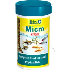 Buy Tetra Micro Sticks, Tetra fish food India, Tetra Micro Sticks 45g, tropical fish stick food, small fish stick pellets, fish food for tetras and guppies, stick fish food India, best fish food for tropical aquarium fish, Tetra community fish food, Tetra pellets India