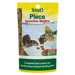 Buy Tetra Pleco Spirulina Wafers, pleco food India, spirulina wafers for plecos, Tetra Pleco Wafers 85g, bottom feeder fish food, best food for plecos and catfish, sinking wafers for aquarium fish, loach food India, algae eater fish food, Tetra spirulina fish food online