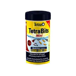 TetraBits Mini, TetraBits Mini 35g, tropical fish granules India, small fish food pellets, best food for tetras and barbs, angelfish mini granules food, slow sinking fish food India, TetraBits fish food online, color enhancing tropical fish food, protein rich aquarium fish food