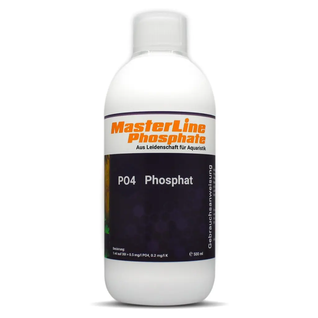 Buy MasterLine Phosphate, MasterLine Phosphate India, phosphate aquarium fertiliser, phosphorus for aquarium plants, planted tank phosphate supplement, MasterLine liquid fertiliser, macro nutrient fertiliser aquarium, CO2 planted tank nutrients, phosphate dosing for aquascape, MasterLine nutrients India