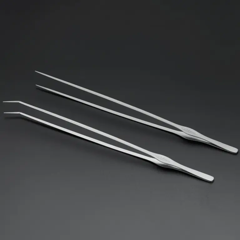 Buy Chihiros 45cm tweezers India, Chihiros straight tweezers, Chihiros curved tweezers, Chihiros aquascaping tools India, stainless steel aquarium tweezers 45cm, long tweezers for planted tank, Chihiros planting tools India, aquascape tweezers straight curved, Chihiros aquascaping accessories, buy Chihiros tweezers online India