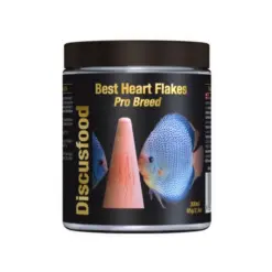 Buy discusfood best heart flake pro breed, discus fish food india, beef heart flake food, best food for breeding discus, discus flake food 300ml, tropical fish flake food, high protein fish flakes, discus growth and color food, aquarium fish feed india, premium discus food online