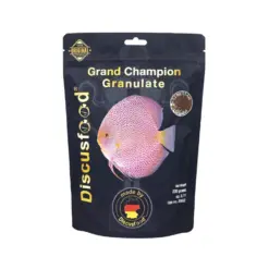 discusfood grand champion granulate, grand champion discus food, discus granules 230g, premium fish food for discus, discus breeding food india, show quality discus feed, high protein soft granules, discusfood granulate india, color enhancing fish food, best food for discus and angelfish