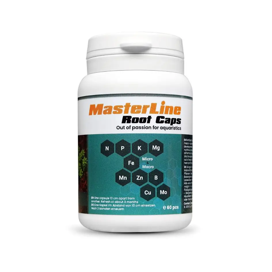 Buy MasterLine Root Caps, MasterLine Root Tabs India, aquarium root fertiliser, root capsules for aquarium plants, planted tank substrate fertiliser, MasterLine nutrients India, aquarium root tabs 125, slow release root fertiliser aquarium, aquarium fertiliser capsules, root feeding for aquatic plants