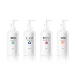 Buy Aquario Neo Solution India, Neo Solution 1 2 Fe K, aquarium liquid fertilizer set, planted tank nutrient dosing, micro and macro fertilizer aquarium, iron supplement aquarium plants, potassium fertilizer aquascaping, CO2 tank fertilizer routine, 300ml 1000ml aquarium fertilizer