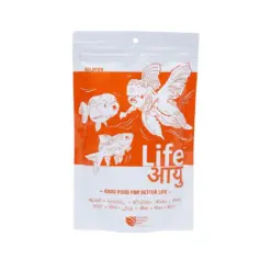 Buy Life AAYU Goldfish Food, goldfish pellet sizes, small medium large fish pellets, floating goldfish pellets India, fancy goldfish food, goldfish colour enhancing diet, easy digestion goldfish feed, juvenile goldfish food, adult goldfish pellets, aquarium fish food India, goldfish daily nutrition