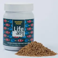 Buy Life AAYU Marine Regular, marine fish food India, reef fish pellets, clownfish food, saltwater aquarium fish food, spirulina marine pellets, marine diet fish food, reef-safe fish food, daily marine pellet food, aquariumproductsindia marine food