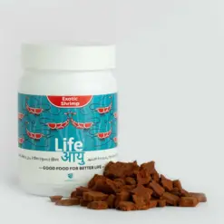 Buy Life AAYU Shrimp Premium, premium shrimp food India, Neocaridina food, Caridina shrimp diet, shrimp molting support food, sinking shrimp pellets, spirulina shrimp food, dwarf shrimp diet, shrimp colour enhancing food, aquarium shrimp food premium