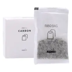 Buy Aquario Neo Bag Carbon India, aquarium activated carbon media, carbon filter media aquarium, remove tannins aquarium, water clarity carbon media, shrimp safe carbon filter, planted tank carbon filter, aquascaping water polishing media, Neo Bag Carbon filter, premium aquarium carbon India