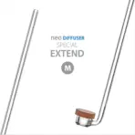 Buy Aquario Neo extend special diffuser India, CO2 extend diffuser, planted tank CO2 diffuser, acrylic CO2 diffuser India, nano tank CO2 diffuser, tall aquarium CO2 diffuser, Aquario CO2 diffuser small medium large, microbubble CO2 diffuser India, high tech planted tank CO2 equipment