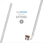 Buy Aquario Neo extend special diffuser India, CO2 extend diffuser, planted tank CO2 diffuser, acrylic CO2 diffuser India, nano tank CO2 diffuser, tall aquarium CO2 diffuser, Aquario CO2 diffuser small medium large, microbubble CO2 diffuser India, high tech planted tank CO2 equipment