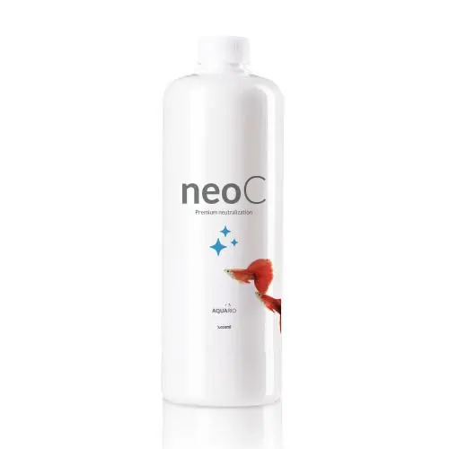 Buy Aquario Neo C India, shrimp tank water conditioner, planted tank water conditioner, aquarium detoxifier India, chlorine remover for shrimp tanks, heavy metal neutraliser aquarium, Neo C 300ml, Neo C 1000ml, safe water conditioner for aquascaping, freshwater shrimp care products India