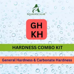 Buy Aquavascular Hardness Combo Kit, GH KH test kit aquarium, freshwater hardness test India, aquarium GH KH tester, planted tank hardness kit, shrimp tank GH KH test, aquarium pH stability test, aquarium water hardness kit, drop titration GH KH test, fish tank mineral balance test